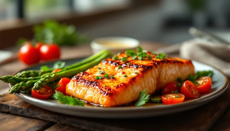 Recette de saumon à l'érable air fryer