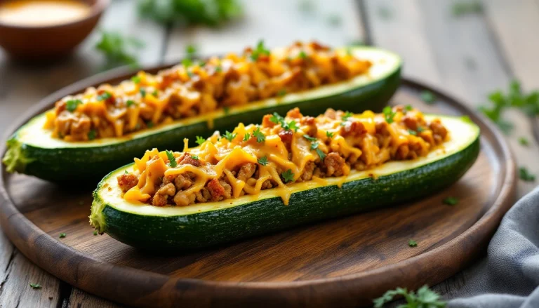 Recette de courgettes farcies air fryer