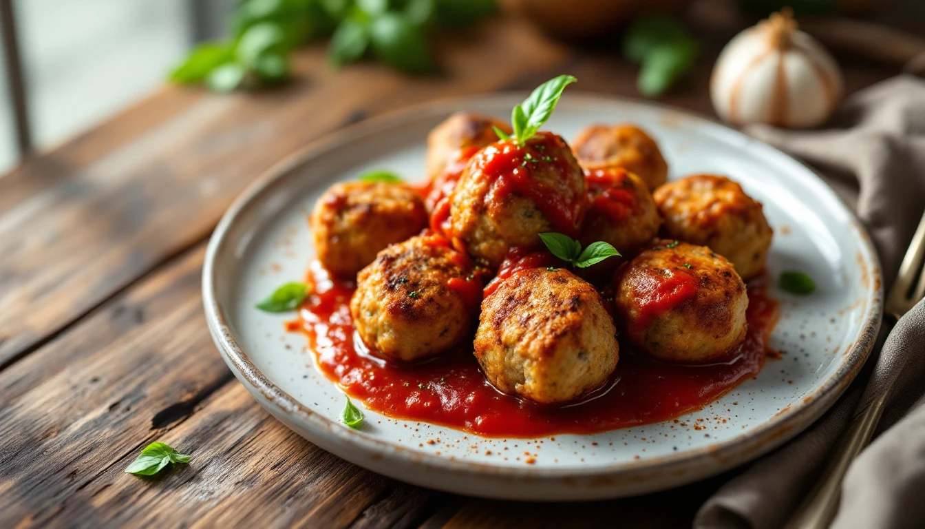 Boulettes Végétariennes Croustillantes à l'Air Fryer