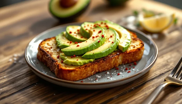 Recette de toast à l'avocat air fryer
