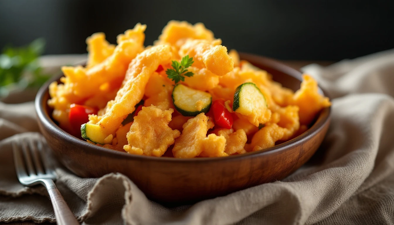 Tempura de Légumes Croustillants à l'Air Fryer