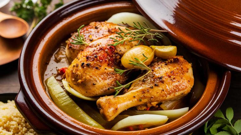 Recette tajine de poulet aux épice au Airfryer