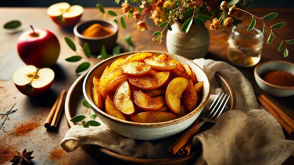 pommes au caramel