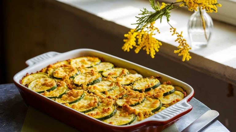 Recette Gratin de courgettes au Airfryer