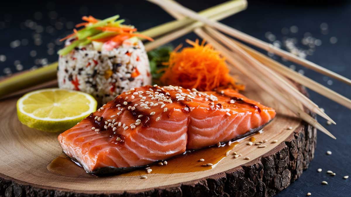 Saumon Teriyaki à la Friteuse à Air