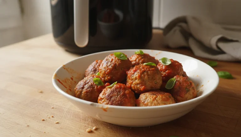 Boulettes de veau sauce tomate au Air Fryer