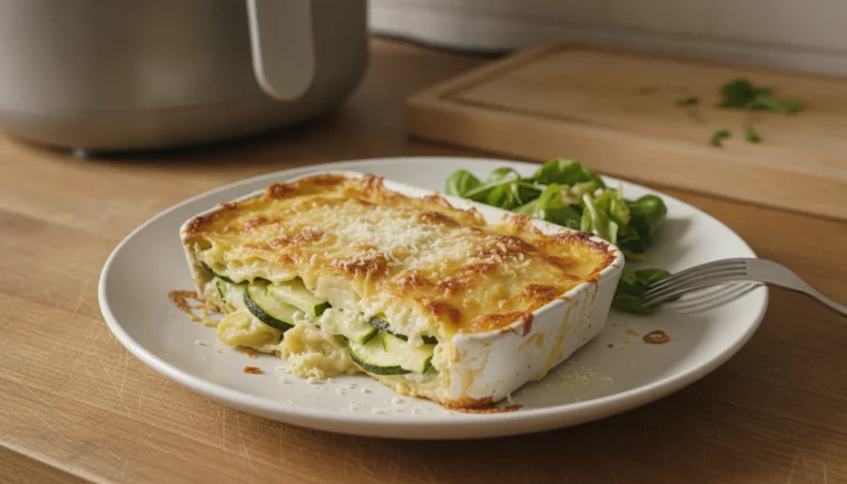 Gratin de ravioles aux courgettes au Air Fryer