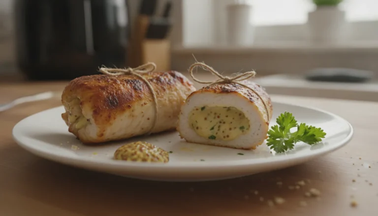 Paupiettes de dinde à la moutarde au Air Fryer