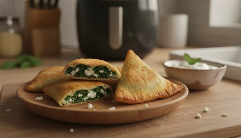 Samoussas aux épinards et feta au Air Fryer