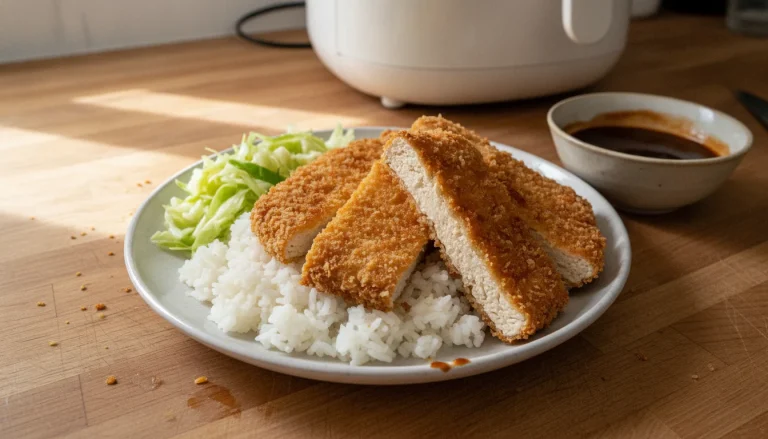 Tofu katsu croustillant au Air Fryer