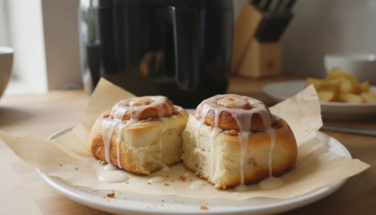 Brioches roulées pomme cannelle au Air Fryer