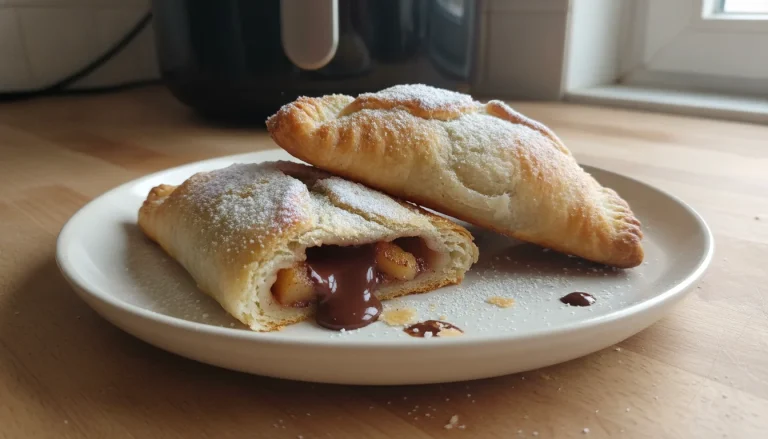Chaussons poire chocolat au Air Fryer