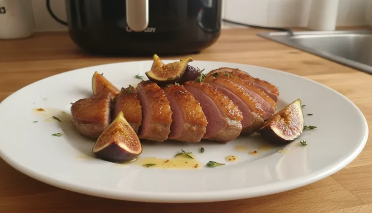 Magret de canard au miel et aux figues au Air Fryer