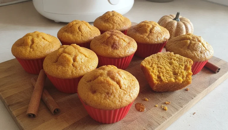 Muffins au potiron et cannelle au Air Fryer