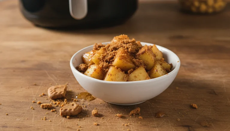 Pommes rôties au spéculoos au Air Fryer