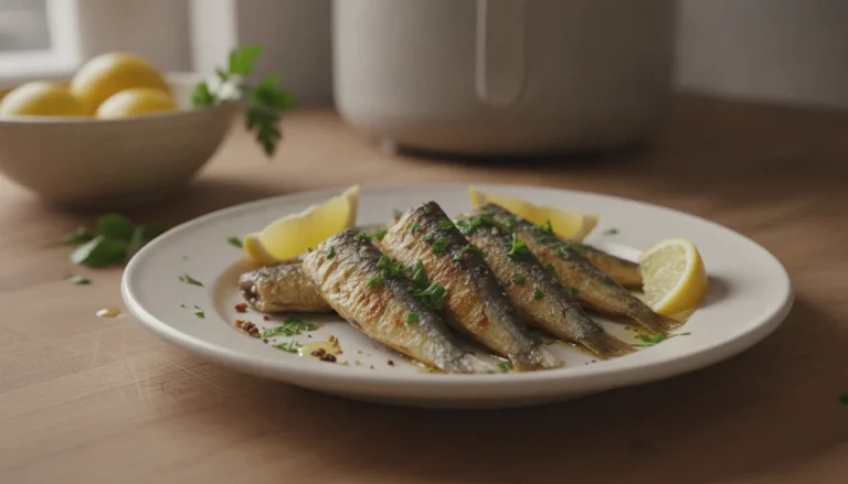 Sardines au citron et persil au Air Fryer